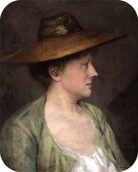 Julia Beck Portrait of a woman oil painting picture